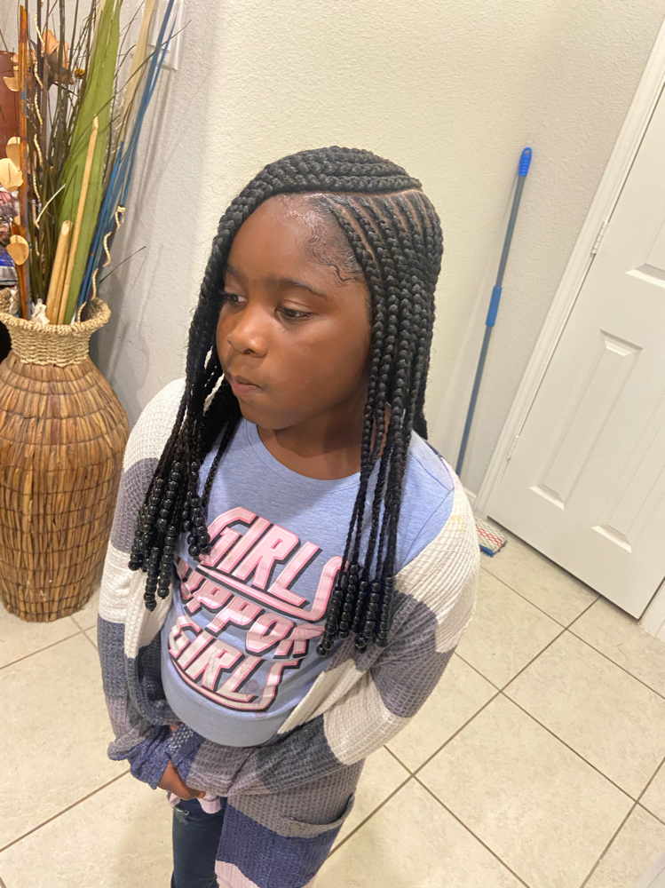 Kids Cornrows 2layer W/beads