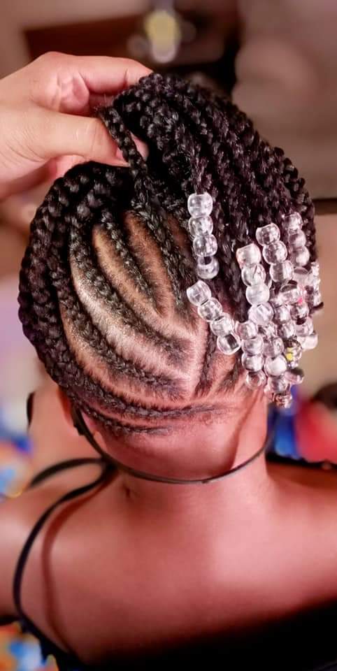 KIDS BRAIDED PONYTAIL (S/M)