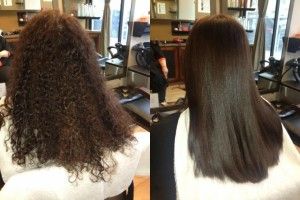 Japanese Straight Perm Root Retouch