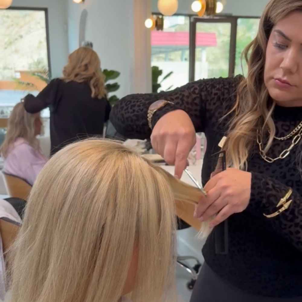 Hair Topper Haircut at Wild Mane Hair in Penn Valley, CA
