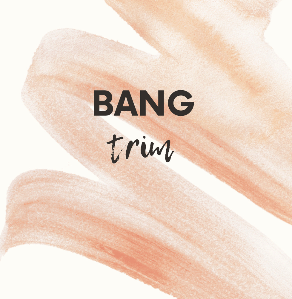 Bang trim at Honeycomb Salon in Fort Atkinson, WI