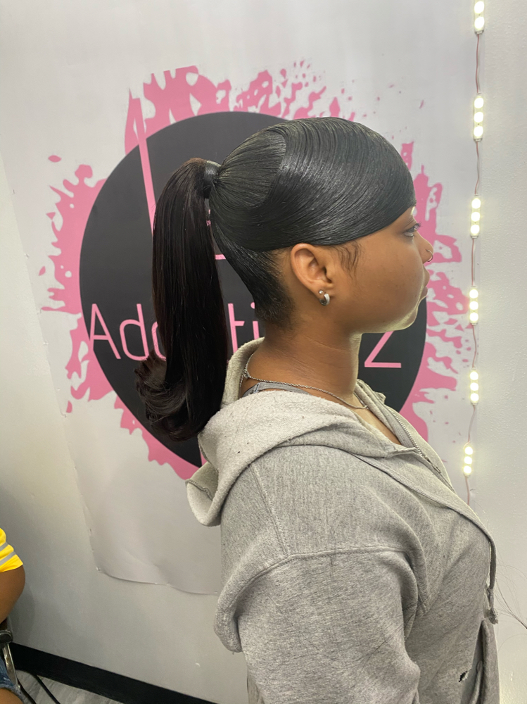 Human Hair Included Swoop Ponytail