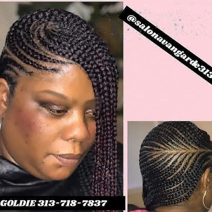Small Lemonade Braids at Salon Avangarde313 in Oak Park, MI