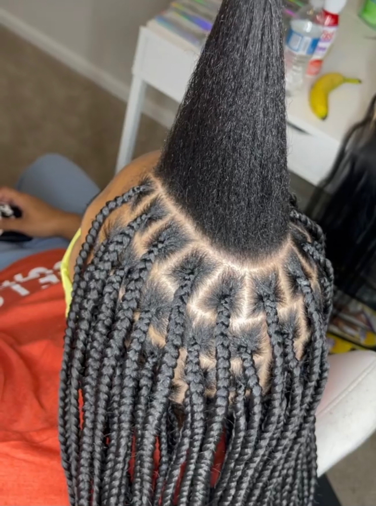 Small Knotless Braids