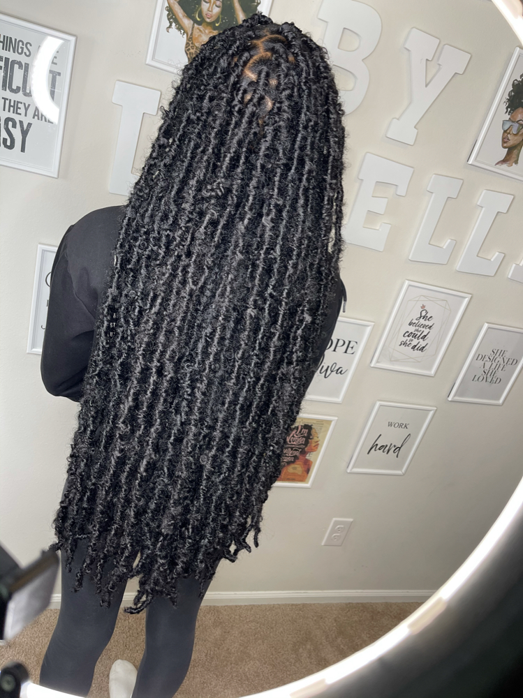 Butt Length Butterfly Locs