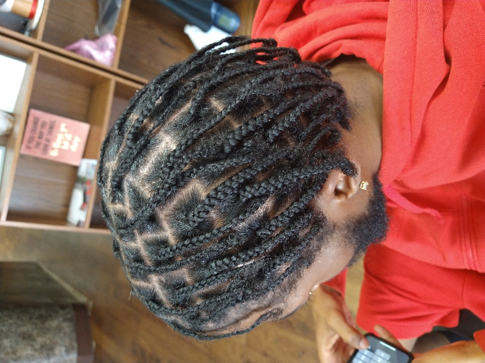 Men Single Braids