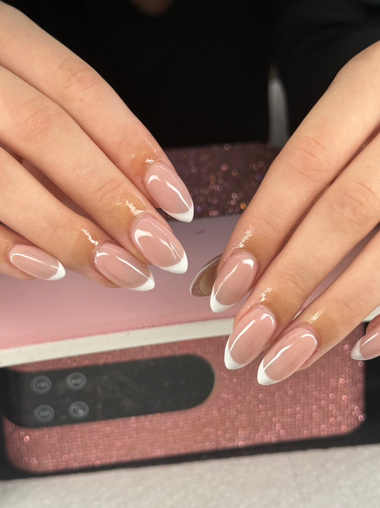 French Tips at nailsbygabriellelyn in Waterville, ME