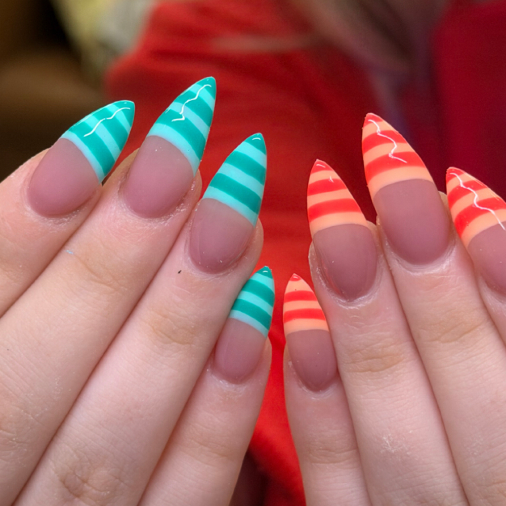 French Tips at nailsbygabriellelyn in Waterville, ME