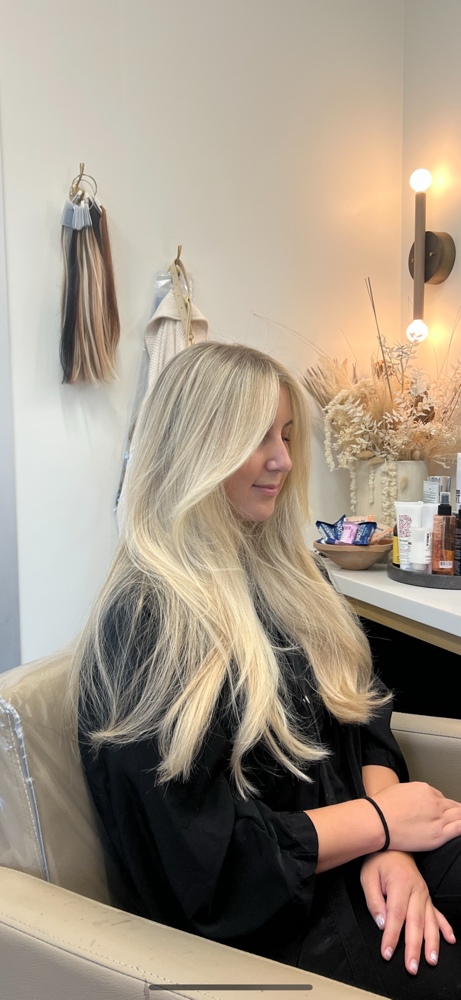 Partial Blonding + Haircut