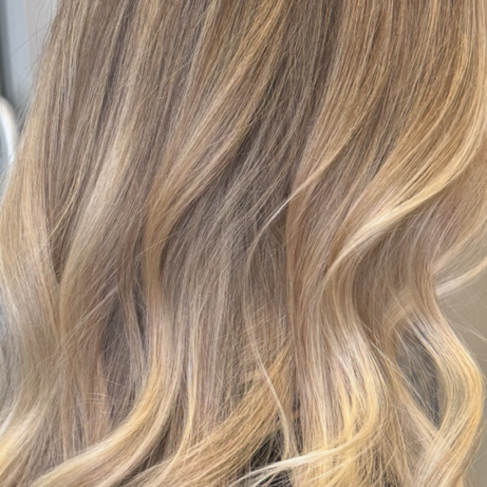 Partial Blonding + Haircut at Lauren Procuniar in Ladera Ranch, CA