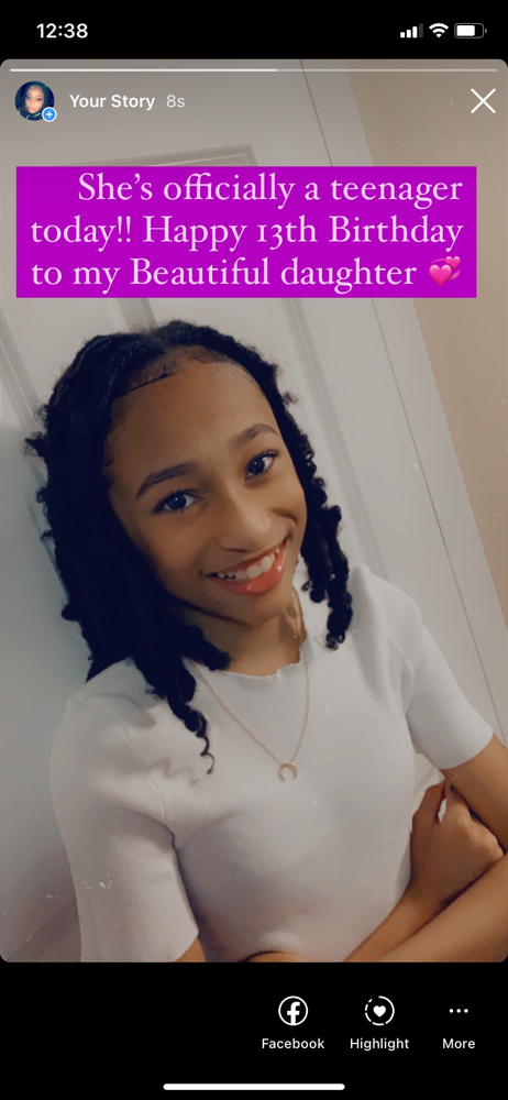 Shoulder Length Butterfly Locs