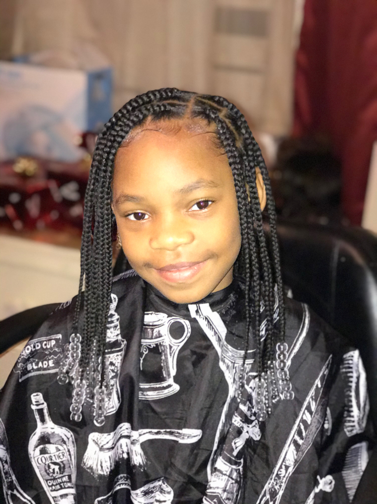 Kid Medium Knotless Braids(ages5-11