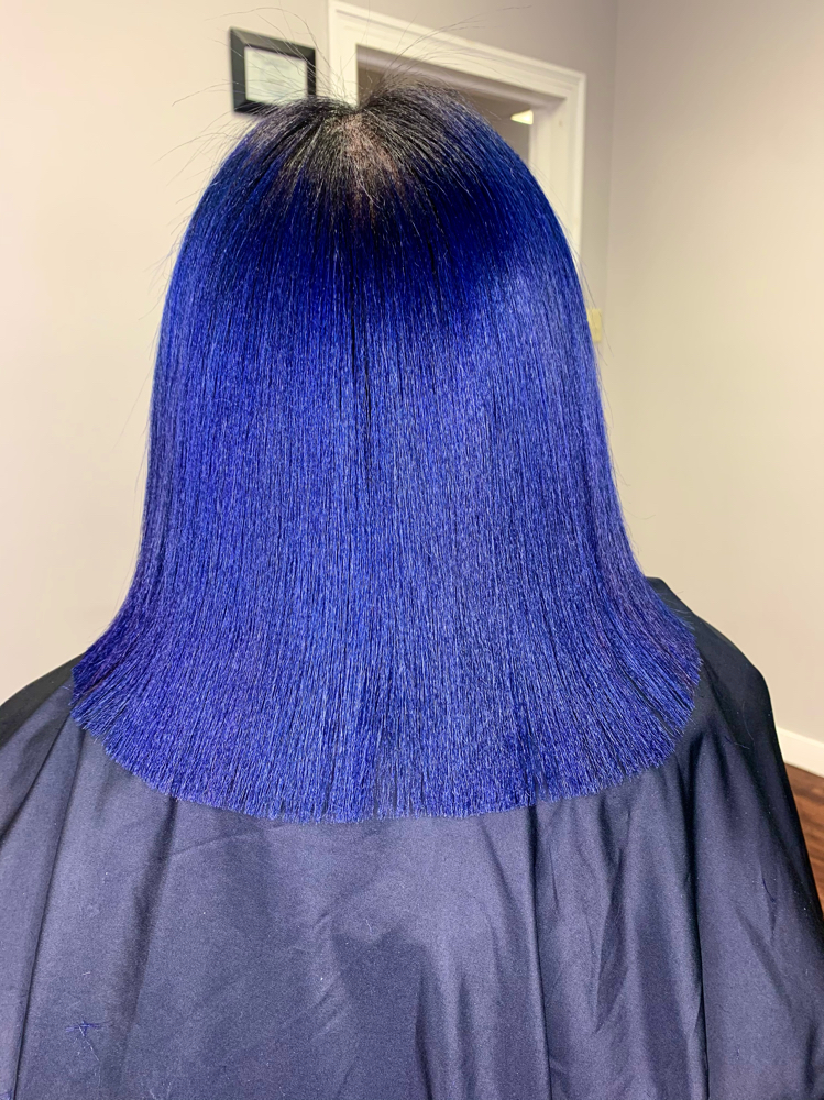 Color + Silk Press + Trim