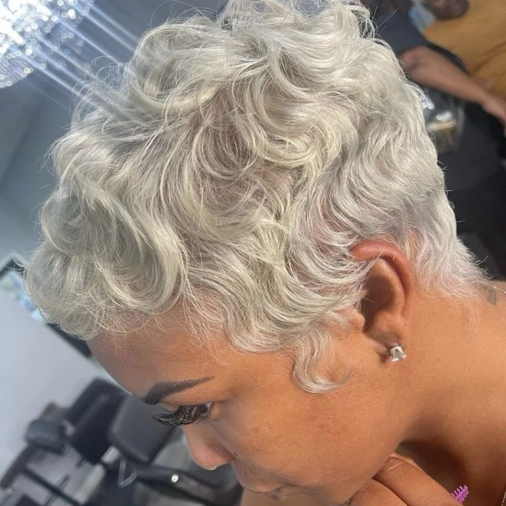 Double Process + Cut at Pearls Beauty Studio in Lexington, KY