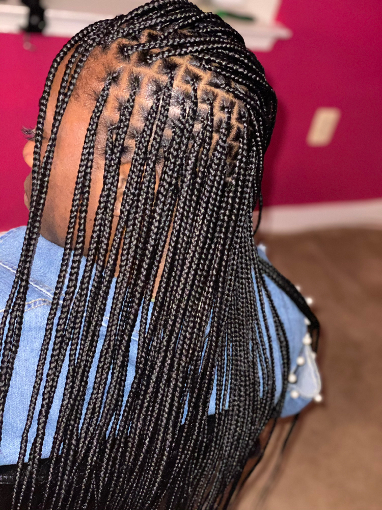 Adult Knotless Braids “small”