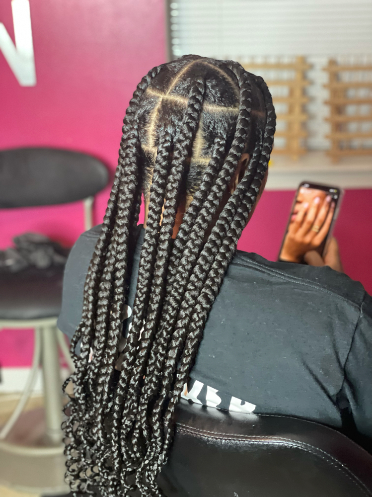 Adult Knotless Braids “large”