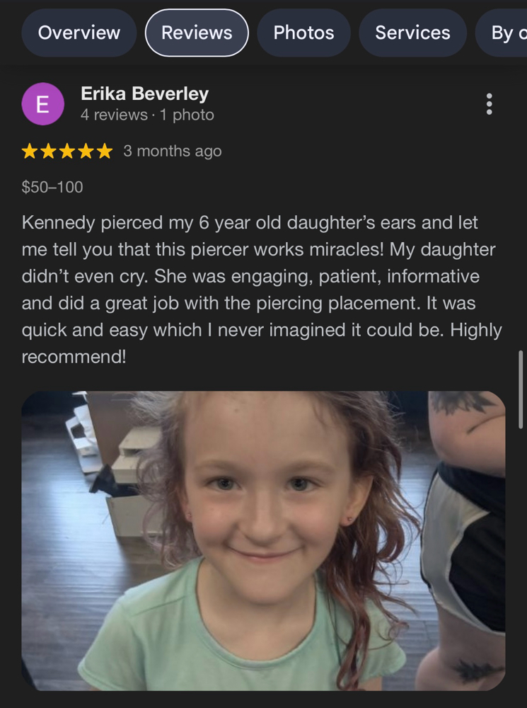 Baby Ear Piercing