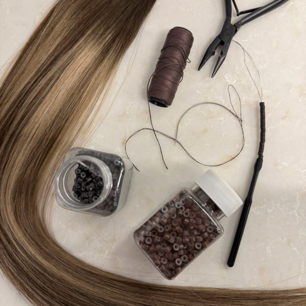 Hand Tied Mini Move Up at Kati Nicole Hair Co. in Clovis, CA