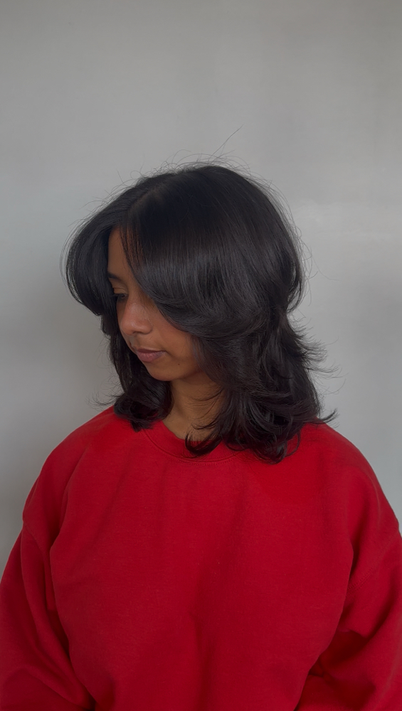 Shampoo and Blowdry