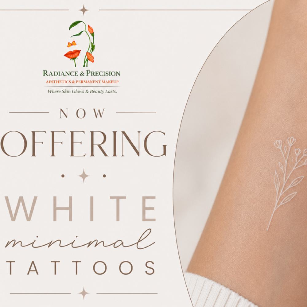 Fine Line Tattoo White 3-4 Inches at Radiance & Precision Aesthetics LLC in Fort Myers, FL