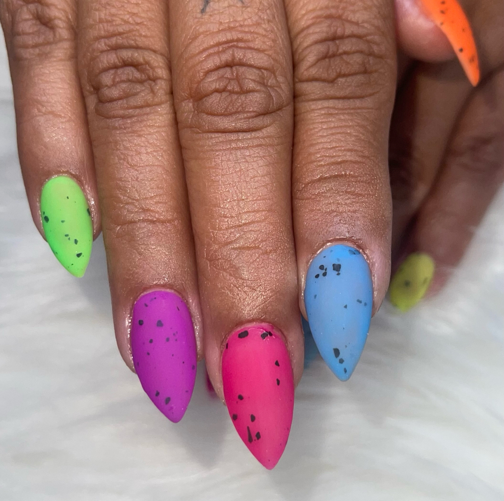 Skittle Nails