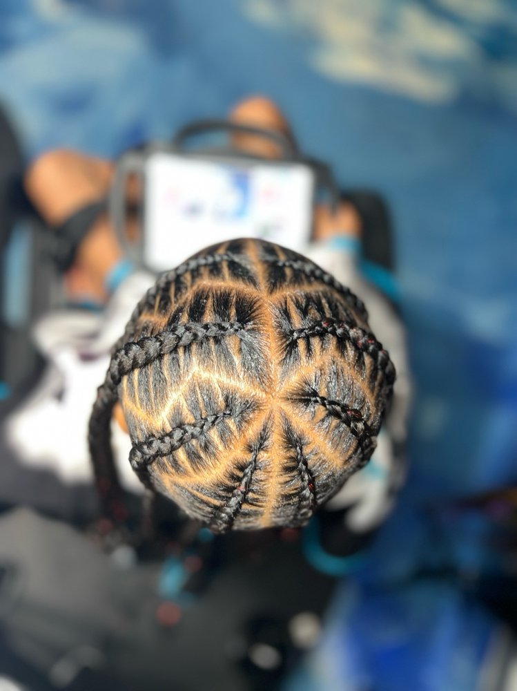 Kids Braids- Hair Added