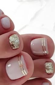 Toenails Nail Art W/gel