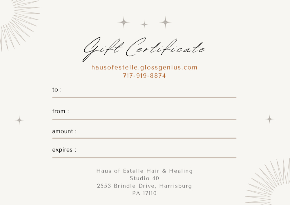Gift Certificate