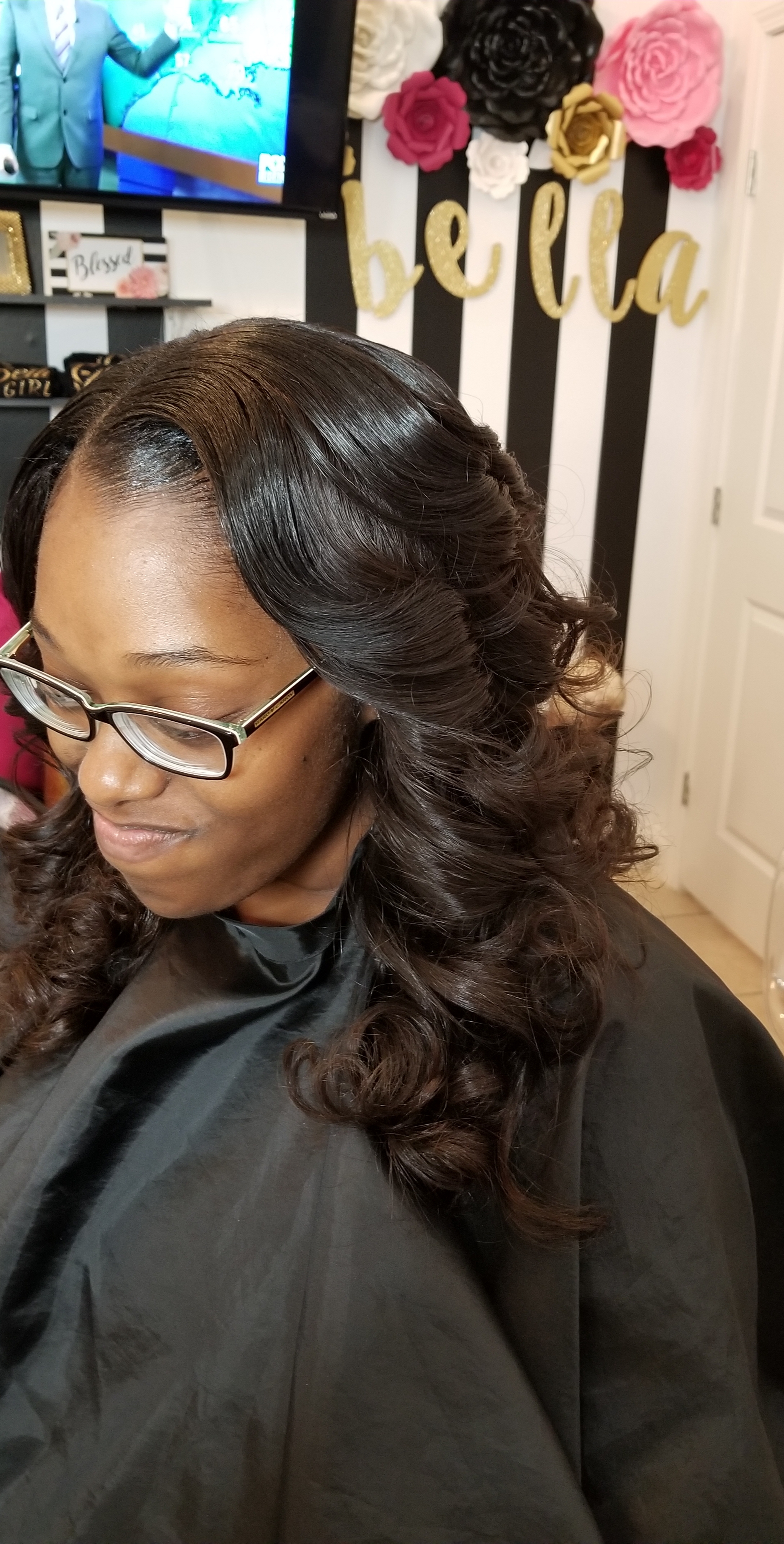 Traditional Sew In With Leave Out