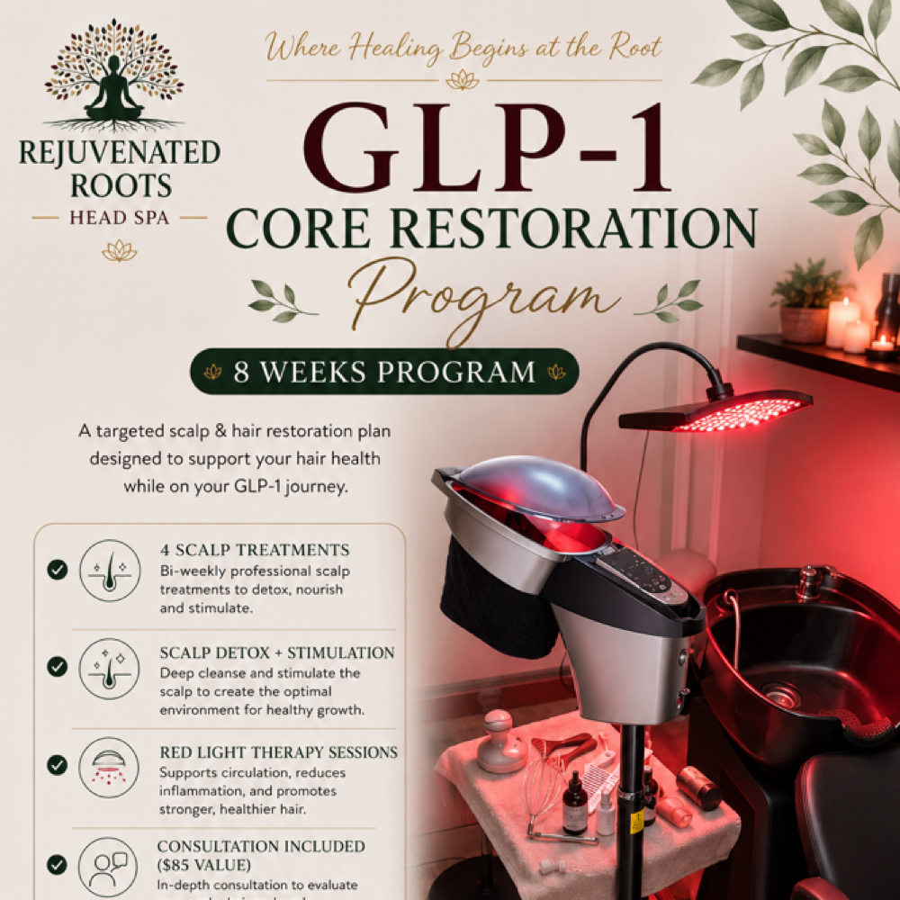 GLP-1 CORE RESTORATION Program at Rejuvenated Roots Head Spa, LLC in Brownwood, TX