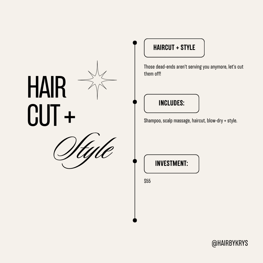 Haircut + Style