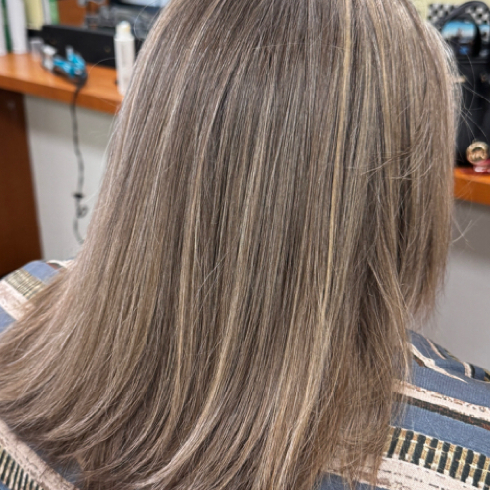 Partial Highlight at Hair By Autumn in Afton, NY