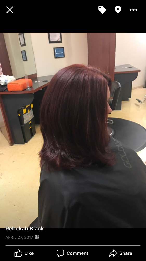 Root Retouch, Cut and Style