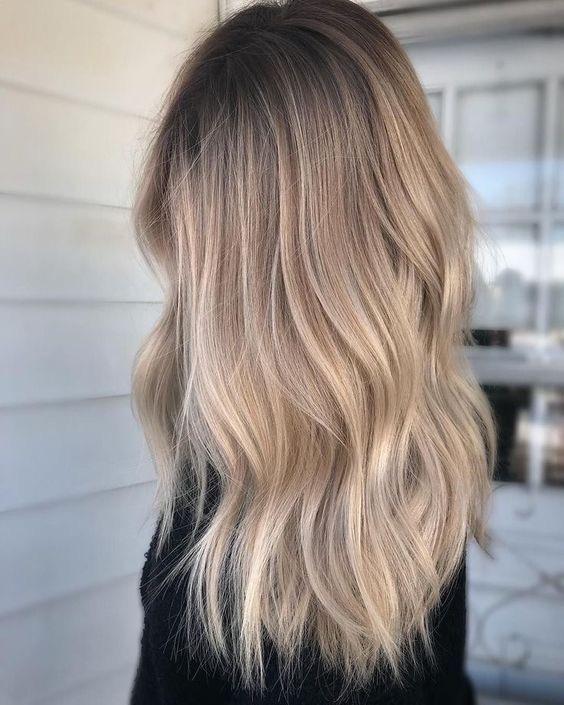 Full Balayage Modern Blonding