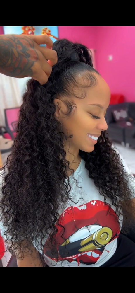 Half Up Half Down Style