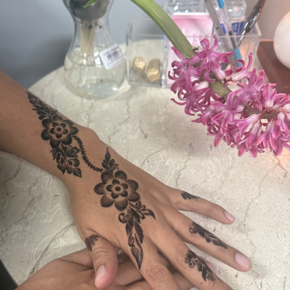 Henna Tattoo at Brows and Beauty in Stockton, CA