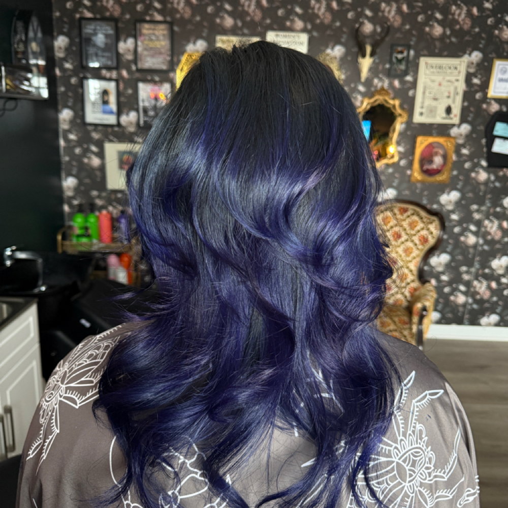 Haircut at The Black Veil Parlor in Hickory, NC