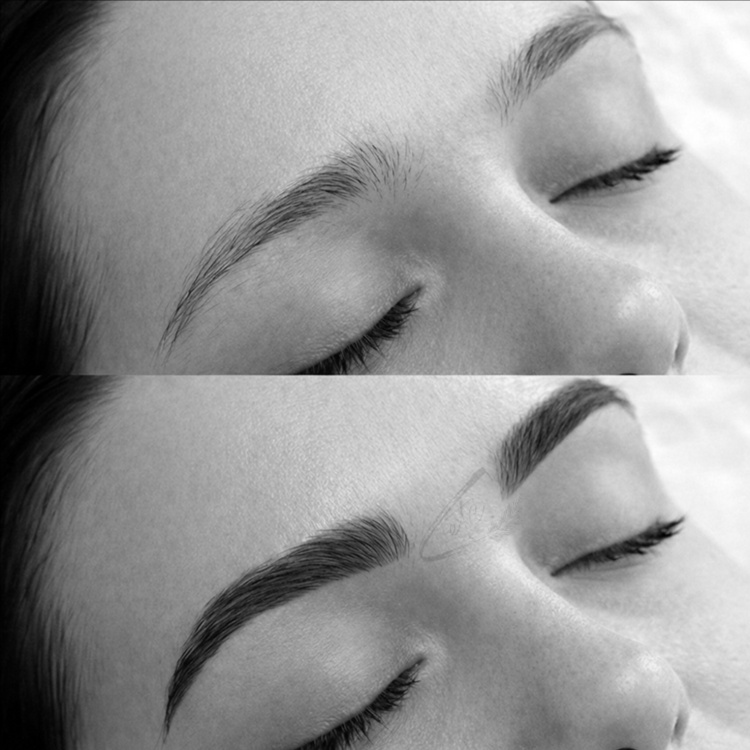 Brow Henna at lashes, etc. beauty bar in Dallas, TX