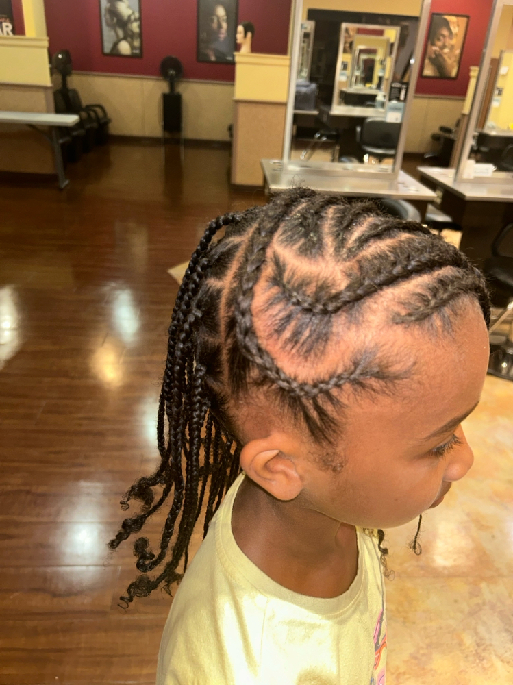 Kid's Braids at Boom’s Basement in Greensboro, NC