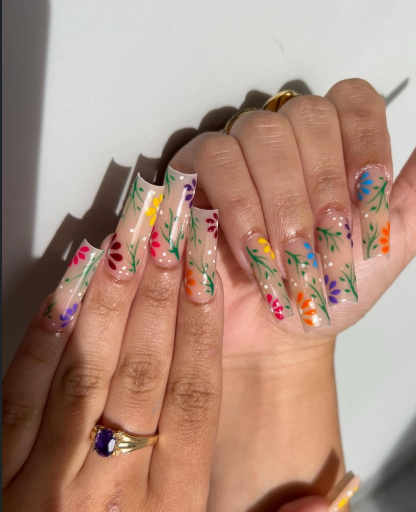 Acrylic Full Set at Angamarca Nails Studio in New Haven, CT