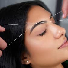 Eyebrow threading