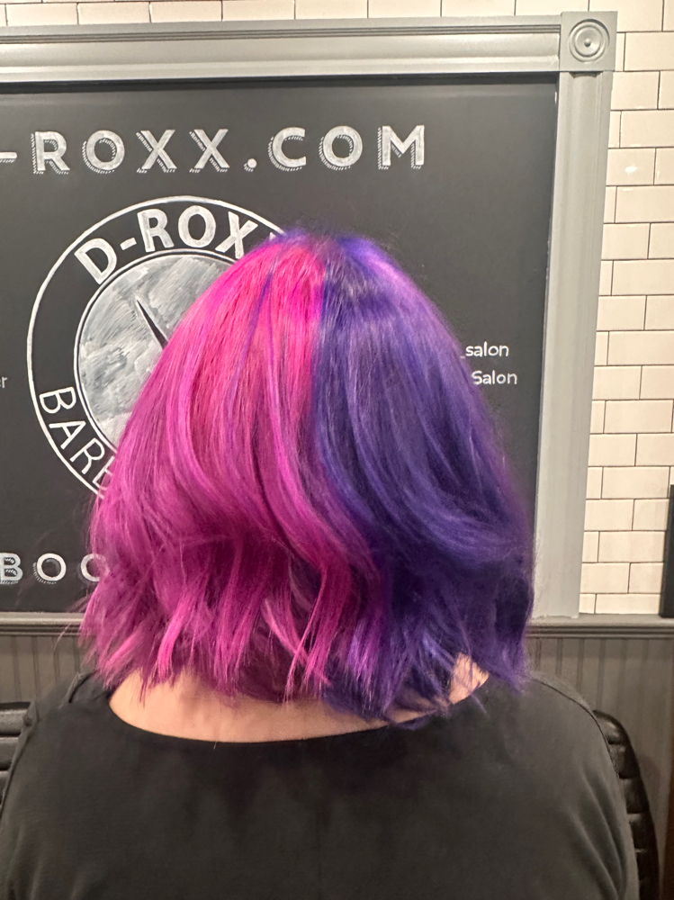 Color blocking/Split dye