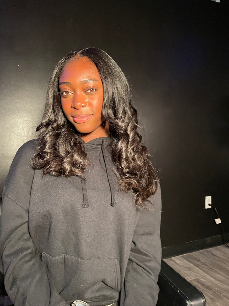Traditional sew In (w Leave Out )