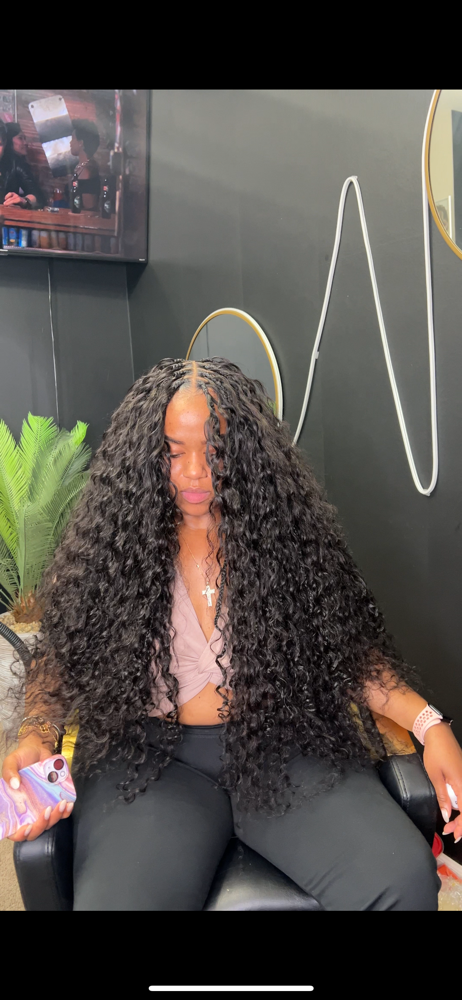 Smedium Bora Bora Knotless Braids