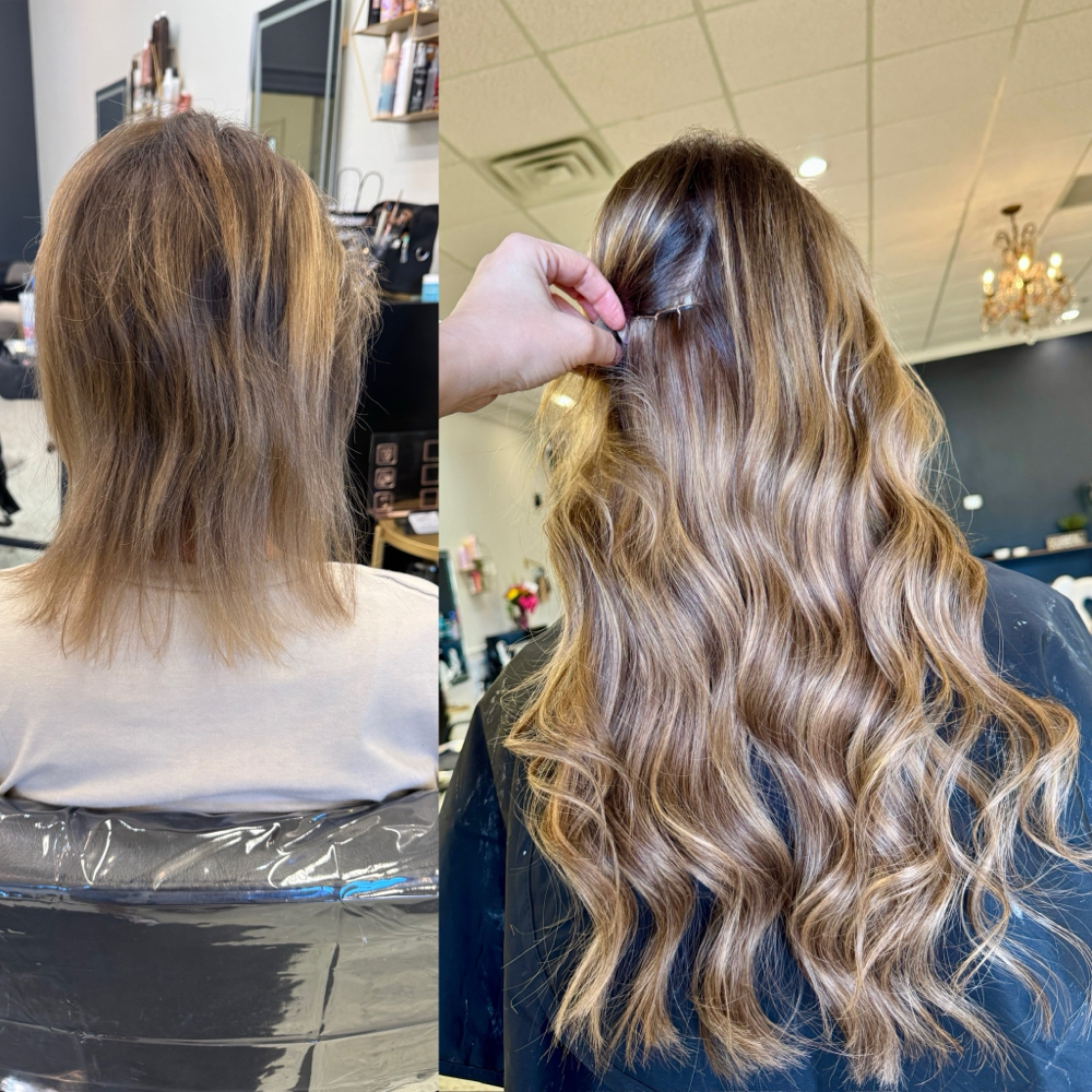 Extension Intall (2 Rows) at Skylar Hoke in Welsh, LA