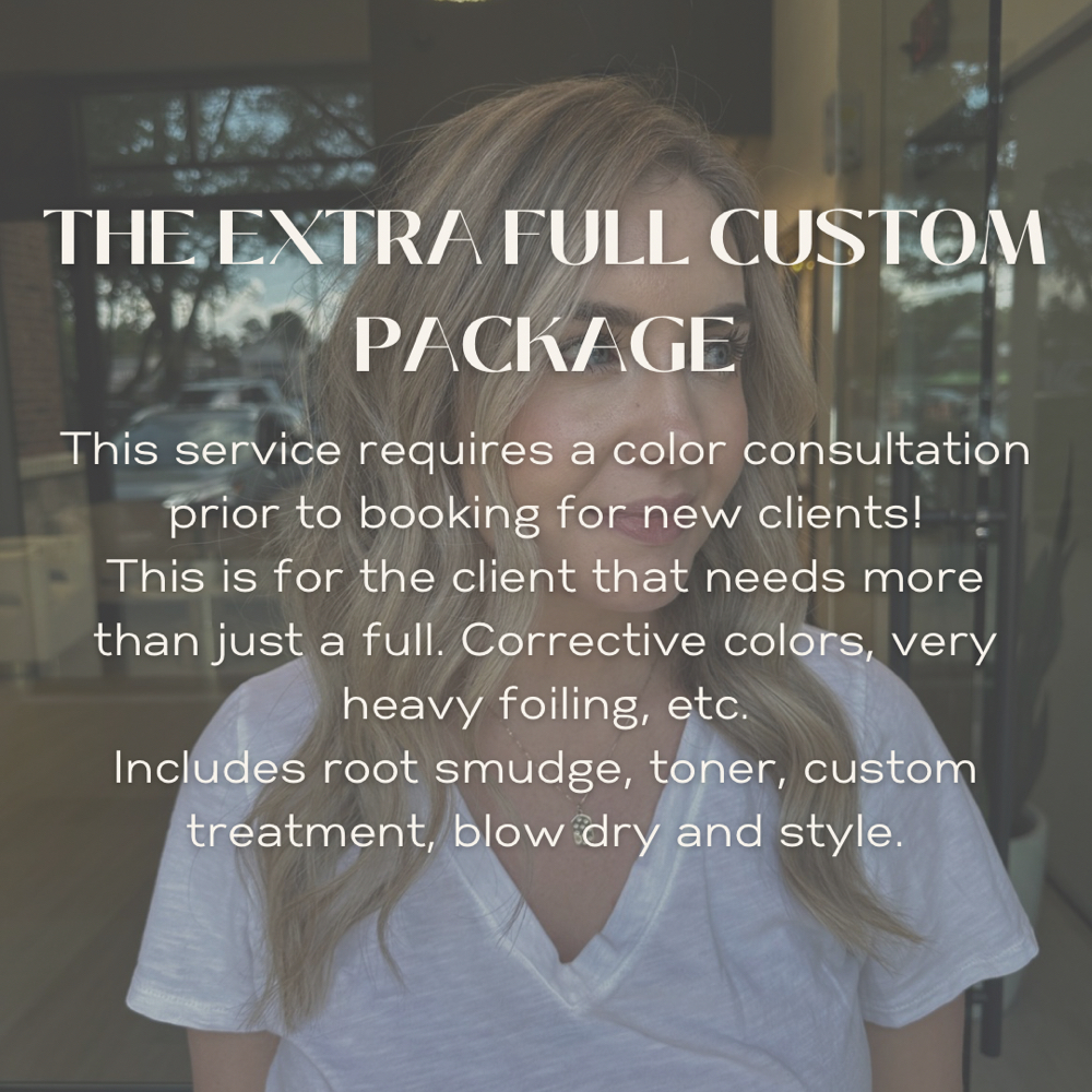 The Extra Full Custom Package at Ash & Honey Hair Co. in Alpharetta, GA