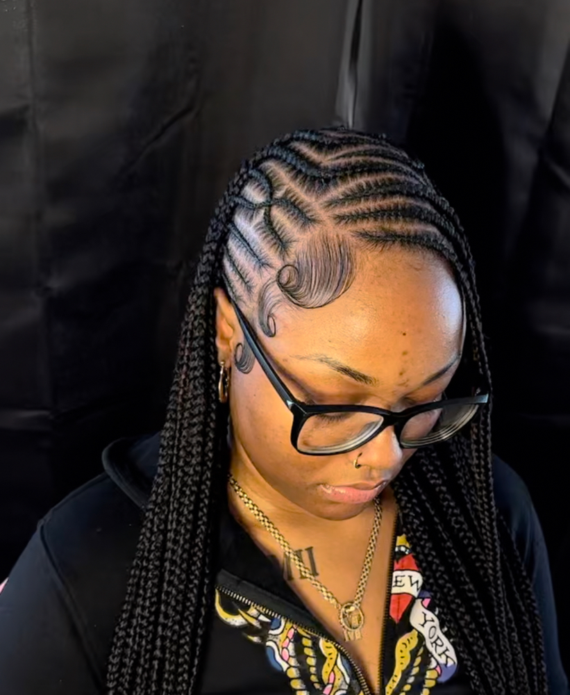 Medium Fulani Braids