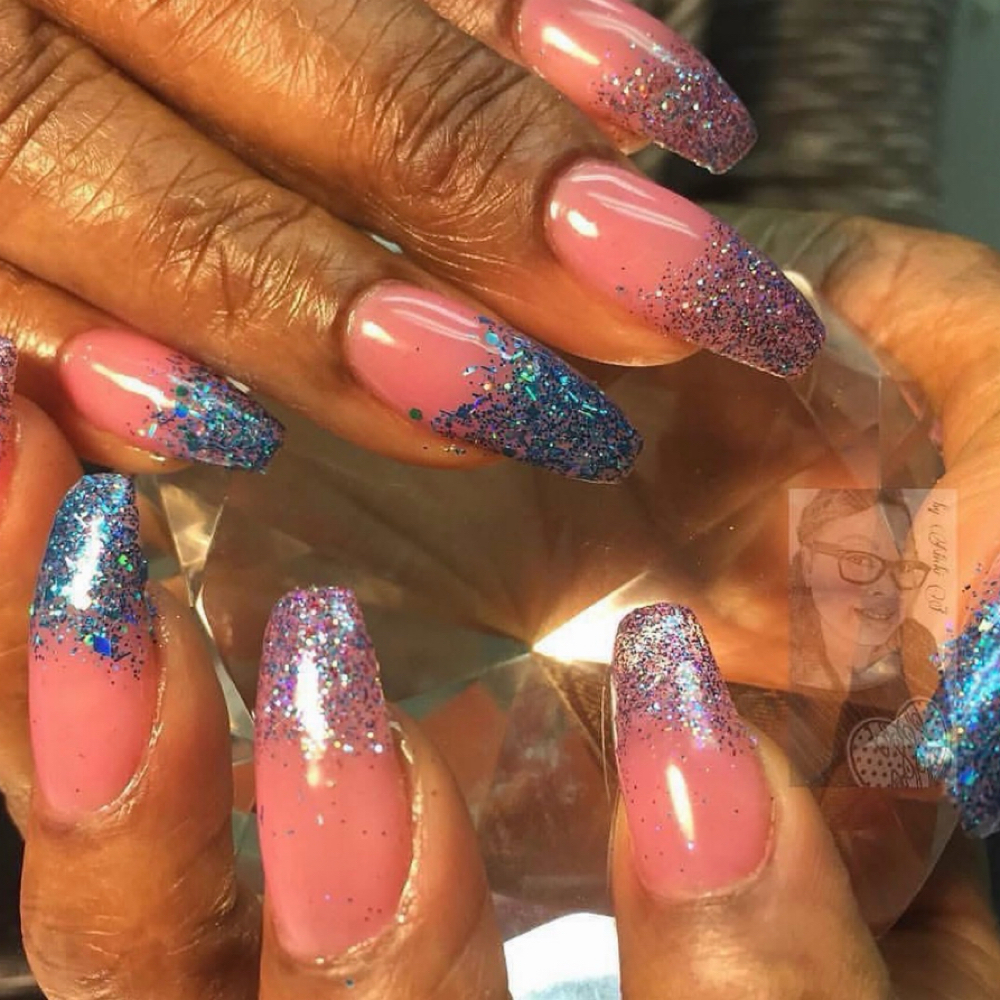 New Acrylic Set at Nail Glam in Antelope, CA