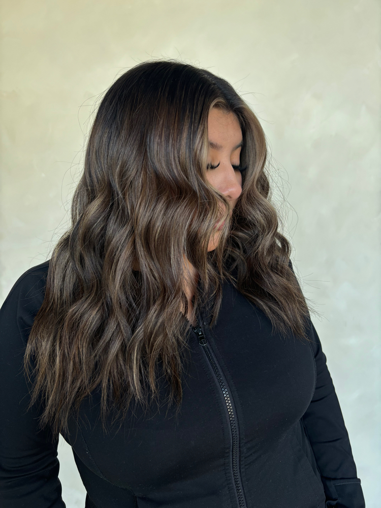 Reverse balyage