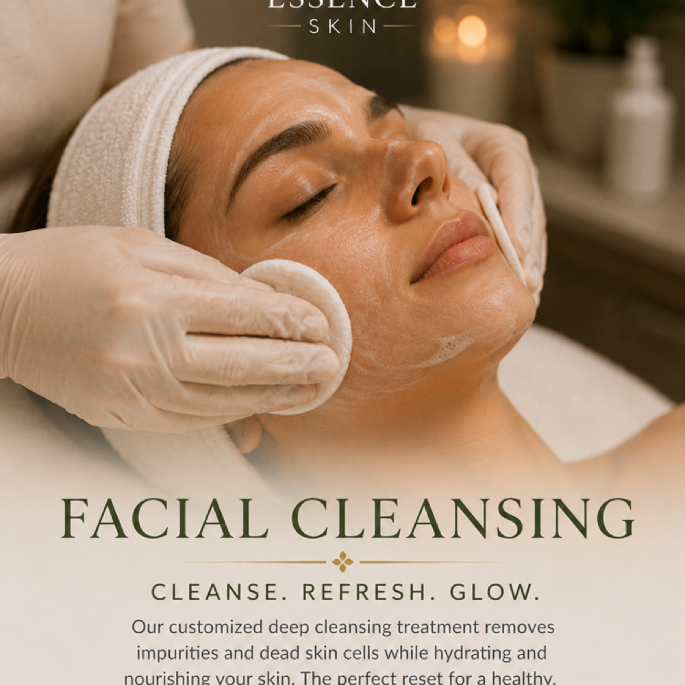 Facial Cleansing at ESSENCE SKIN in Chelmsford, MA